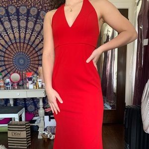 Red formal dress/ prom dress. Size small